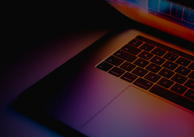 Laptopscreen im Ruhezustand